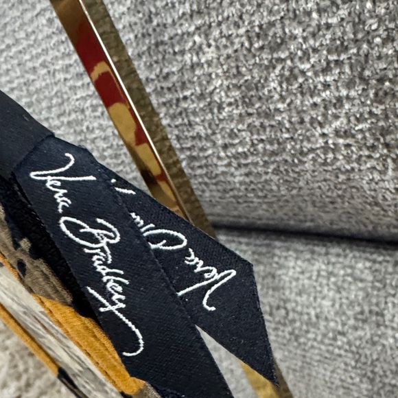 Vera Bradley Black and Gold Keychain - Picture 2 of 6